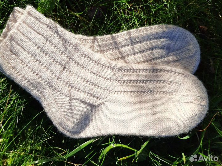 Шерстяные носки ручной работы