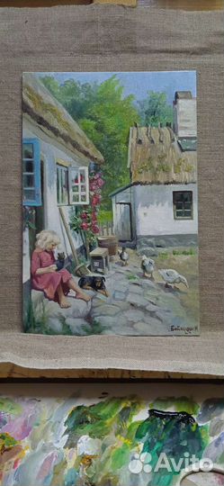 Картина маслом пейзаж