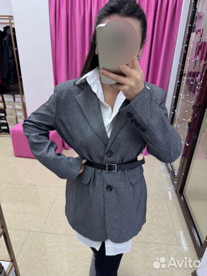 Платье пиджак с рубашкой