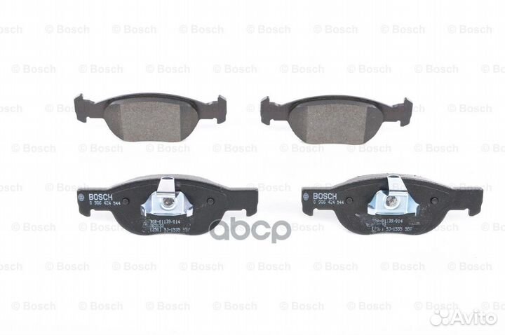 Колодки торм.пер. 0986424544 Bosch