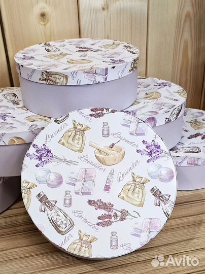 Коробки круглые