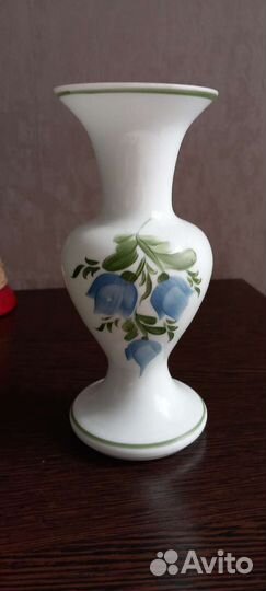 Ваза для цветов СССР молочное стекло