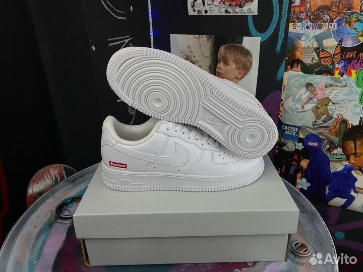 Кроссовки Nike Air Force x Supreme арт:5670129