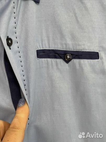 Рубашка Herdal синяя 18 лет(176/188)