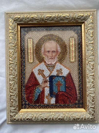 Иконы вышитые бисером