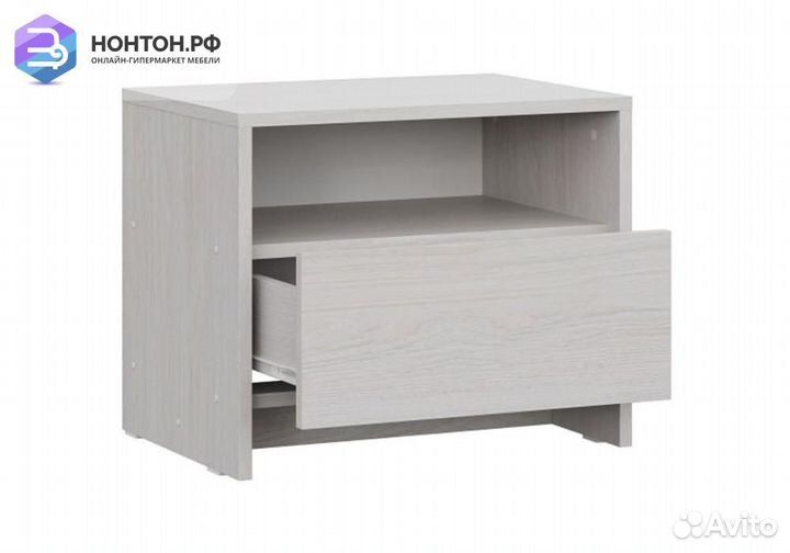 Тумба прикроватная Глория ясень анкор светлый