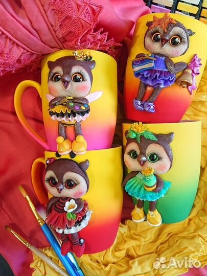 Кружка сова совенок подарок