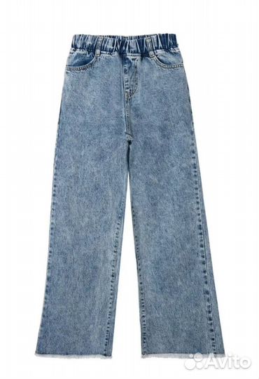 Джинсы трубы для девочки