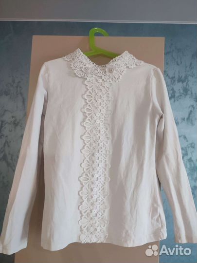 Школьные блузки для девочки 134 140