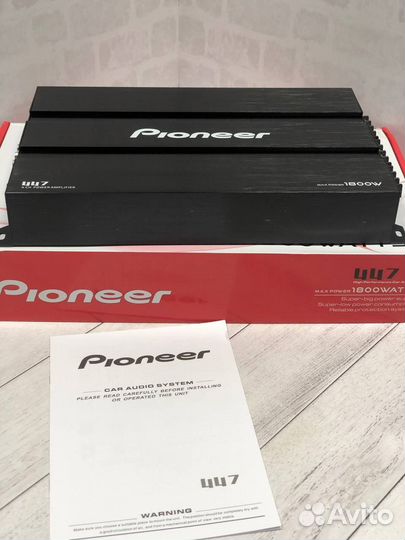 Усилитель автомобильный Pioneer 4х канальный устан