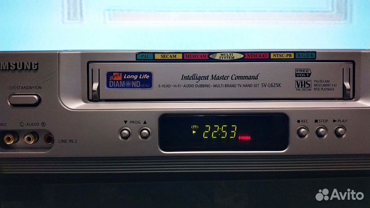 Видеомагнитофон Samsung SV-L625K HI-FI Stereo
