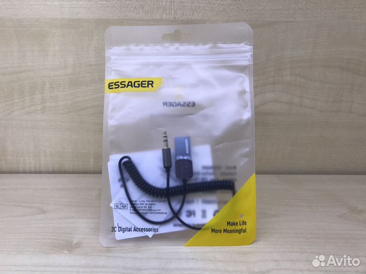 Bluetooth AUX адаптер toocki essager для авто