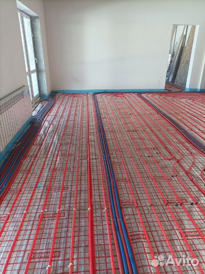 Монтаж водяного тёплого пола