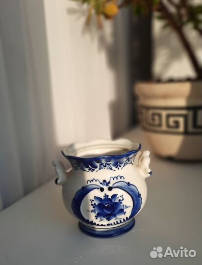 Гжель сахарница