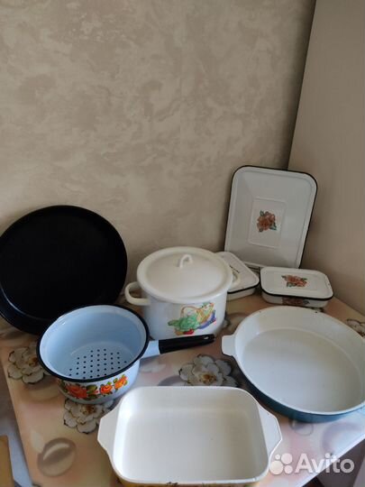 Эмалированная посуда СССР