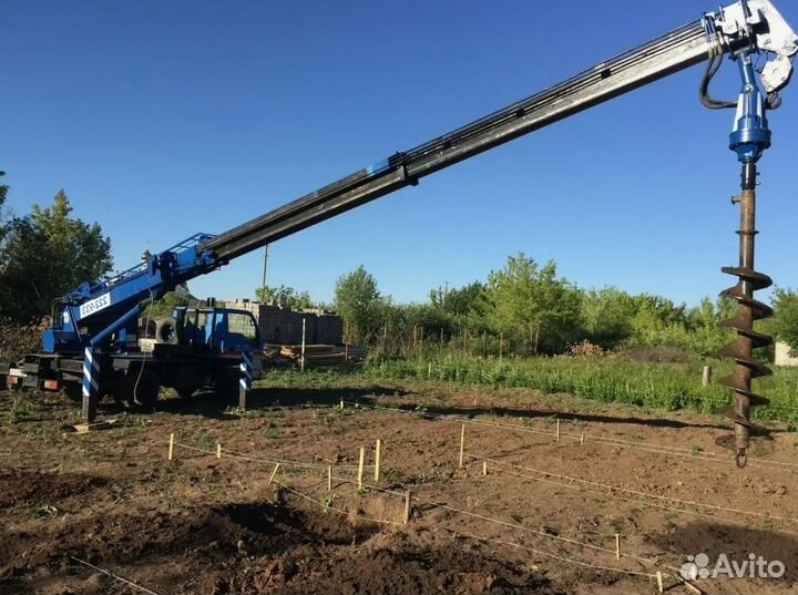 Ямобур аренда Лунки под столбы Мерзлый грунт