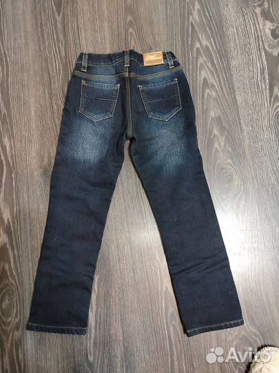 Джинсы утепленные на мальчика 104