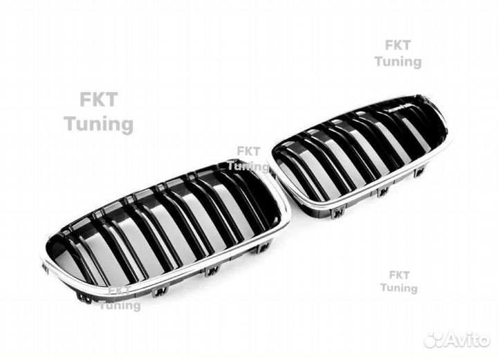 Решетка радиатора BMW 5 series G30 до рест хром