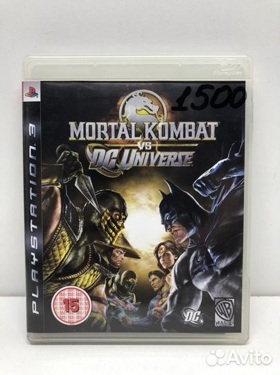 Диск Mortal Kombat vs DC на PS3