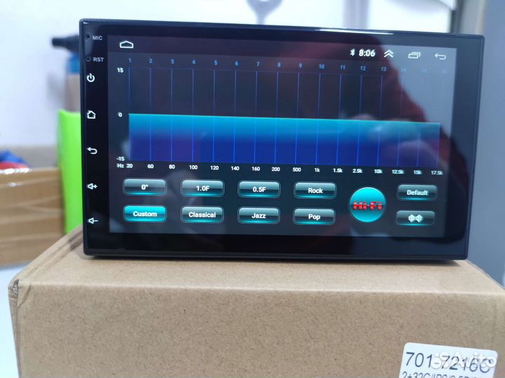 Магнитола CarAudio 7216C, 2/32,8 ядер,EQ+Hi-Fi