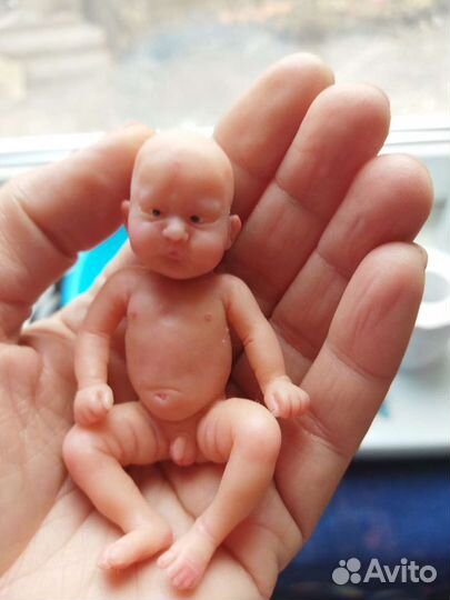 Силиконовый мини реборн