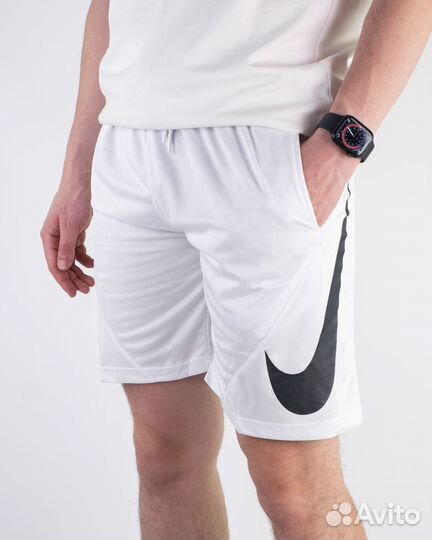 Шорты мужские Nike (699-100-4) (4XL, Белый)