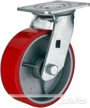 Поворотное колесо с полиуретаном D 160 мм