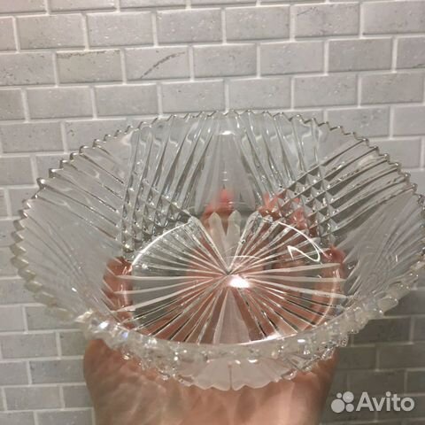 Ваза конфетница хрусталь салатницы СССР