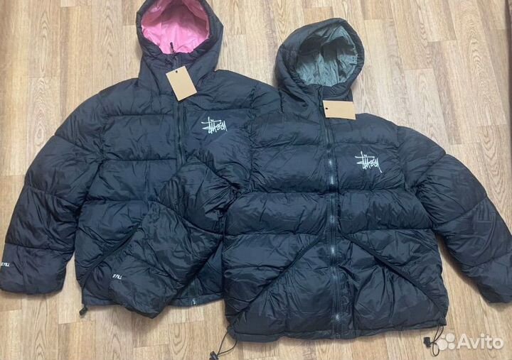 Пуховик stussy micro ripstop (цена реальная )