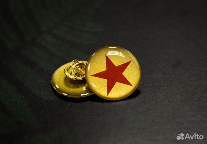 Значок студенческий (заливной) Командир