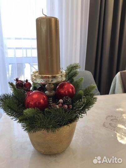 Елка искусственная со свечой