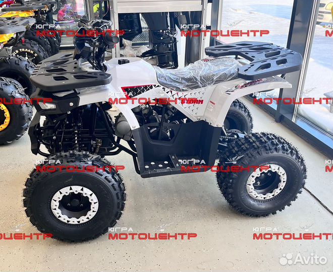 Квадроцикл Motoland 125 Storm (серый)