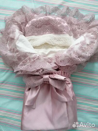 Конверт на выписку зимний для девочки