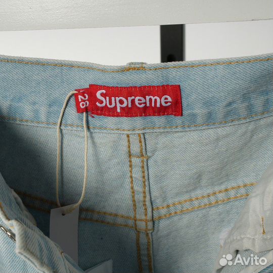 Джинсовые шорты Supreme #4