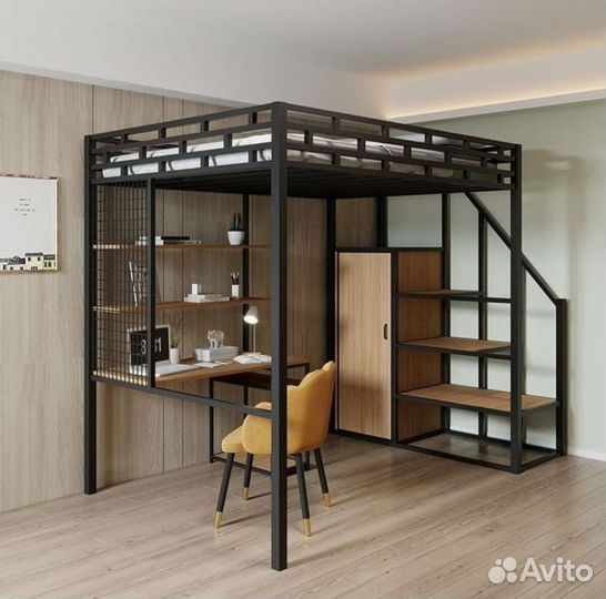 Кровать чердак