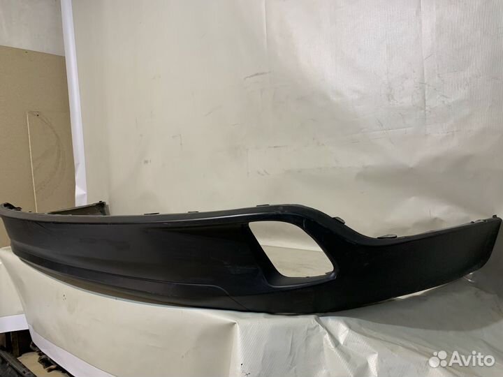 Toyota Highlander 13- Юбка заднего бампера