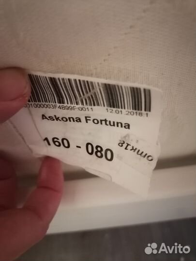 Кровать домик, матрас аскона