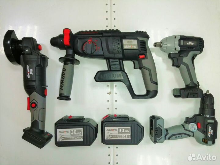 Шуруповерт, перфоратор, ушм, гайковерт, 4в1 нанвэй