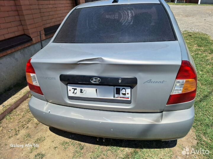 Крышка багажника хендай акцент