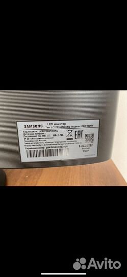 Монитор для компьютера Samsung C27F390FHI