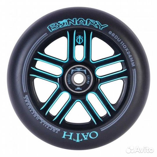 Колёса для самоката Oath Binary 110 пара (черный
