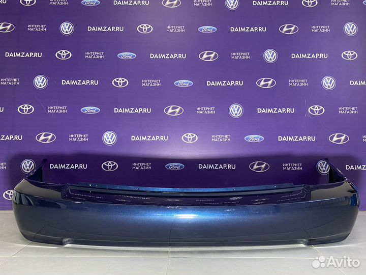 Бампер Задний Hyundai Accent Темно Синий