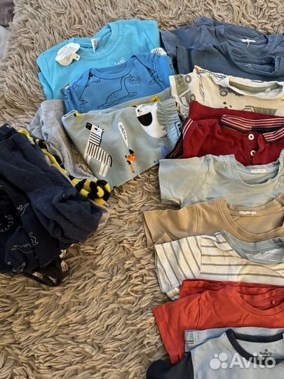 Детские вещи пакетом на мальчика 74 80