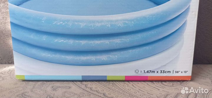 Детский надувной бассейн intex