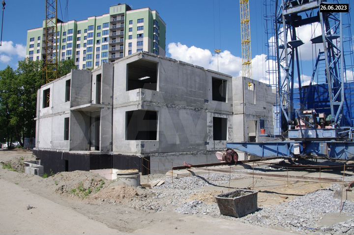 2-к. квартира, 55,4 м², 13/17 эт.