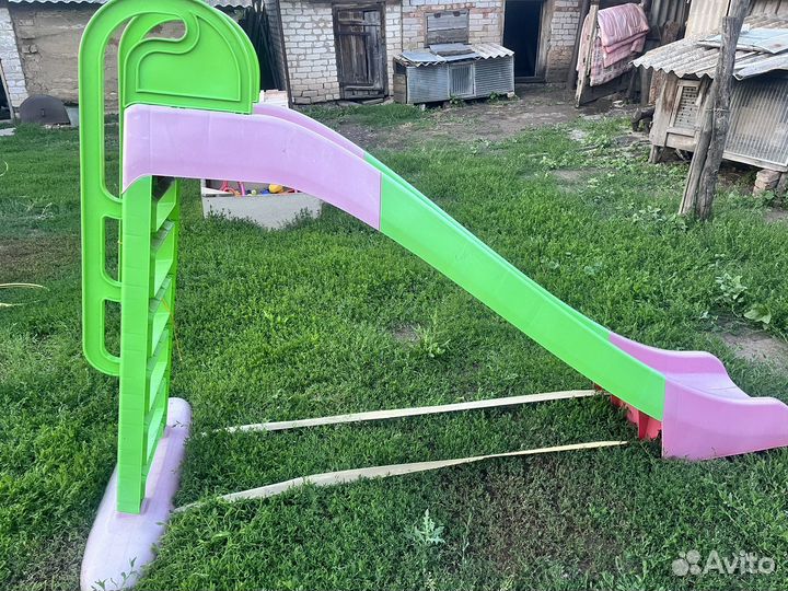 Детская горка пластиковая уличная бу