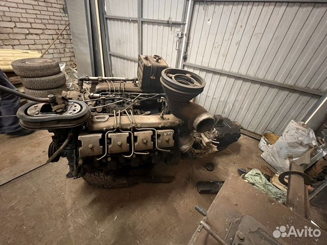 Двигатель с коробкой передач камаз