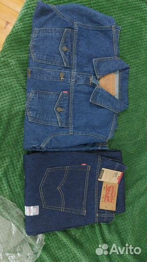 Джинсовый костюм levis 501