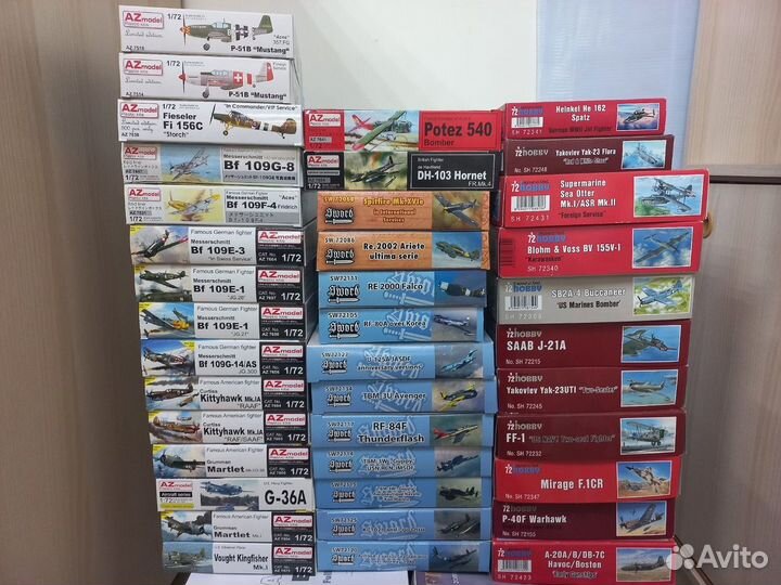 Сборные модели авиация 1:72