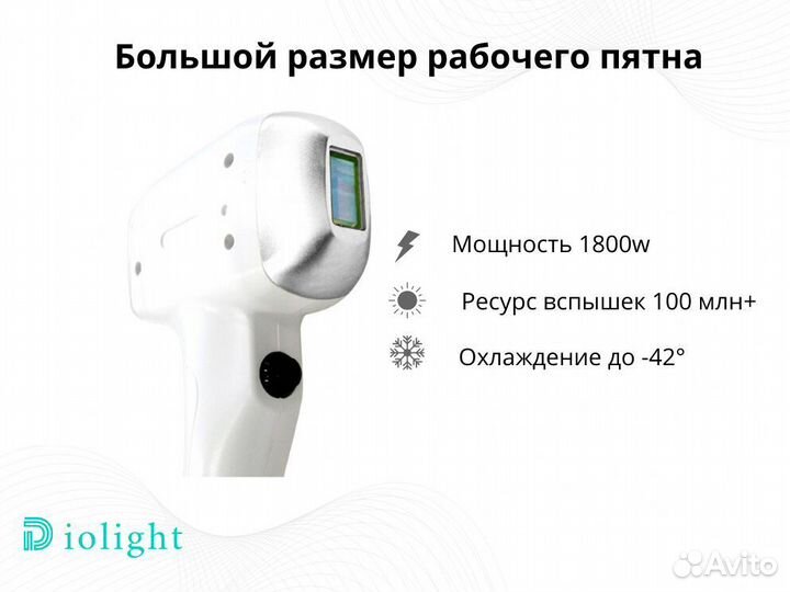 Диодный лазер diolight UltraOne 1800pw, рассрочка